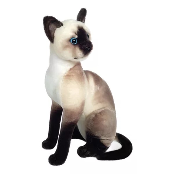 Gato siamés sentado 46cm - Animales realistas - Numi