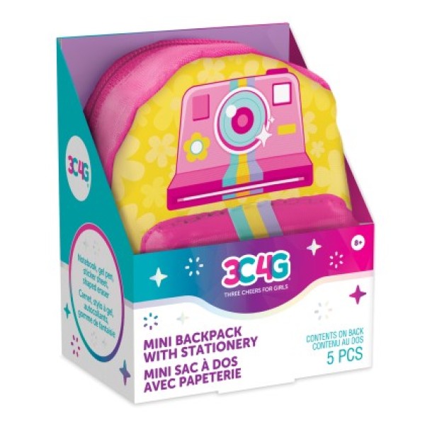 Llavero de mini mochila retro  - 3C4G