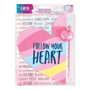 Diario corazón con boligrafo - 3C4G