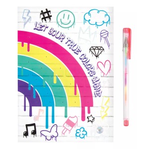 Diario luminoso graffiti arco iris - 3C4G