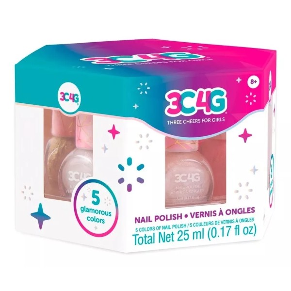 Esmalte de uñas hexagonal - 3C4G