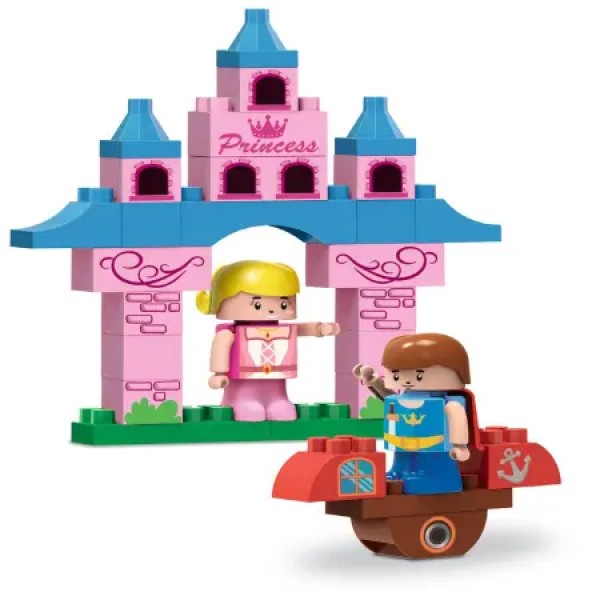 Kit De Bloques De Encastre 40 Piezas + Muñeco Princesas