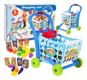Carro de super 3 en 1 Azul