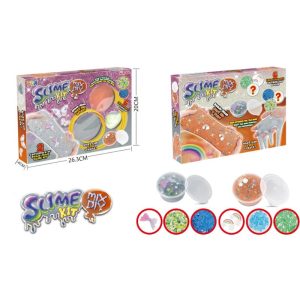 Kit de slime en caja(Anaranjado)