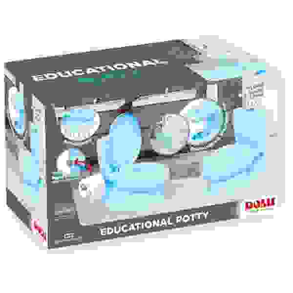Inodoro educativo completo - Azul - Dolu Toy Factory - Imagen 2