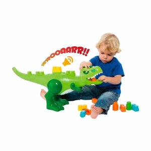 Dino Jurásico con 30 Bloques Baby Land - Cardoso Toys
