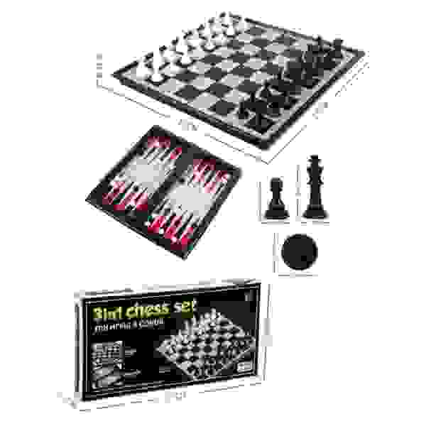 Set ajedrez 3 en 1