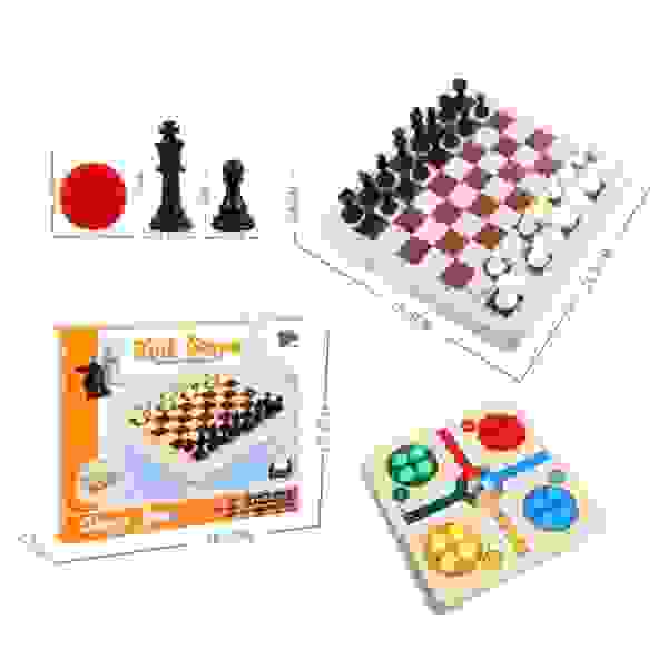 Set ajedrez & Ludo - 2 en 1