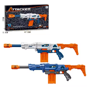 Pistola doble estilo 18 disparos - Armas lanza orbeez