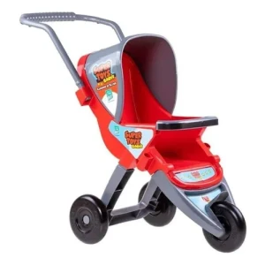 Cochecito de muñecas rojo - SuperToys babys