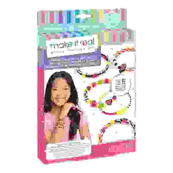 Pulseras con dijes retro neón - Make It Real