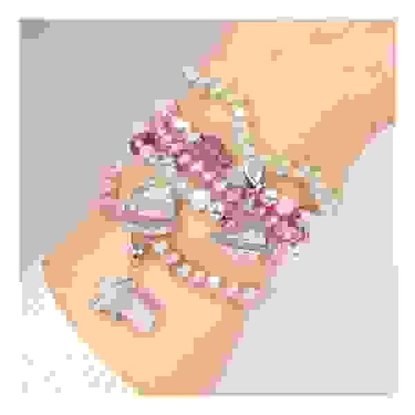 Pulseras con dijes espirales brillantes - Make It Real - Imagen 2