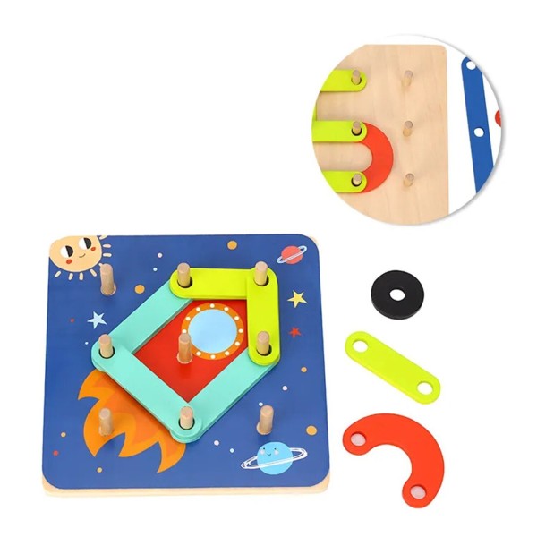 Tableros Didácticos con formas  - Tooky Toy - Imagen 3