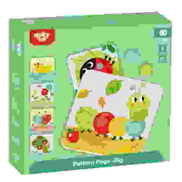 Juegos de mesa Patrón de madera Clavijas - Tooky Toy - Imagen 2