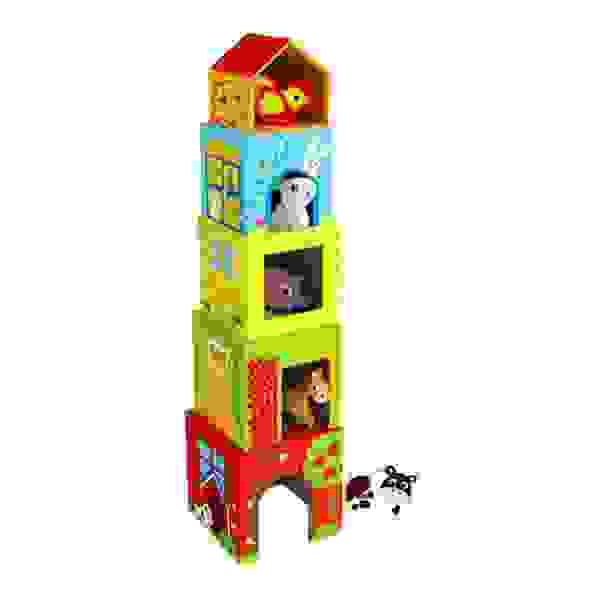 Cajitas Apilables 5 Cubos Didácticos - Tooky Toy - Imagen 2