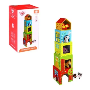 Cajitas Apilables 5 Cubos Didácticos - Tooky Toy