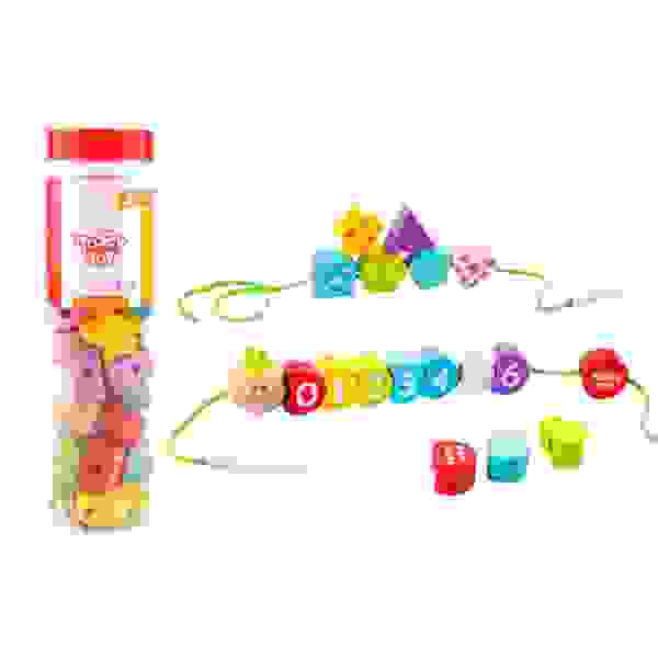 Cuerda con figuras y números - Tooky Toy - Imagen 2