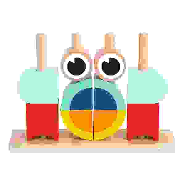 Bloques Multiformas De Encastre Apilables Didácticos - Tooky Toy - Imagen 3