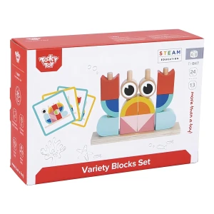 Bloques Multiformas De Encastre Apilables Didácticos - Tooky Toy