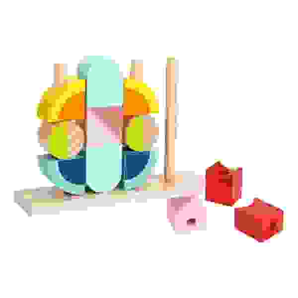 Bloques Multiformas De Encastre Apilables Didácticos - Tooky Toy - Imagen 5