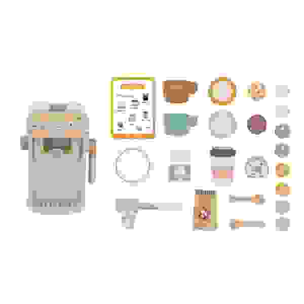 Juego de café barista de madera - Tooky Toy - Imagen 2