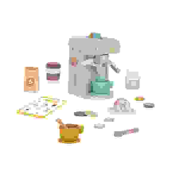 Juego de café barista de madera - Tooky Toy