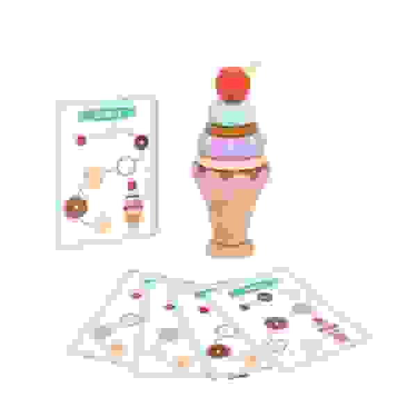 Juego de madera Ice Cream Logic - Tooky Toy