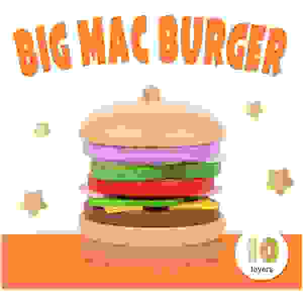 Montessori Hamburguesa Apilable - Tooky Toy