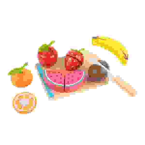 Juego de cortar frutas de madera - Tooky Toy