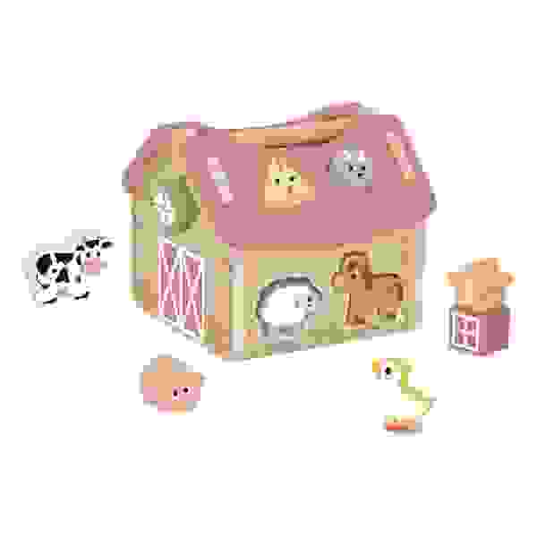 Granja Clasificadora De Animales De Madera - Tooky Toy