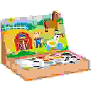 Caja de juego de viaje magnética - Granja - Tooky Toy