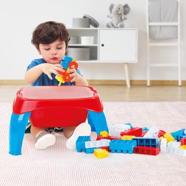 Mesa infantil con bloques - Dolu Toy Factory - Imagen 2