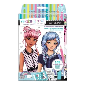 Cuaderno de bocetos pastel pop - Make It Real