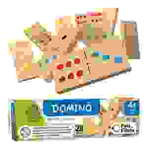 Juego dominó de madera 28 piezas