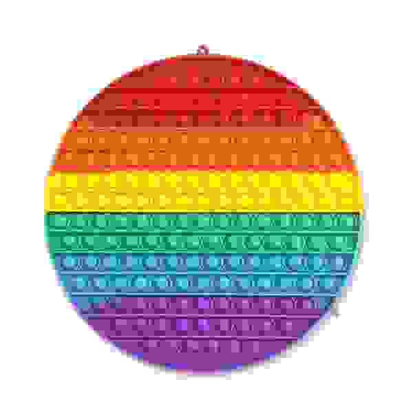 Pop it arcoiris 30cm - con pulsadores chicos - Imagen 2