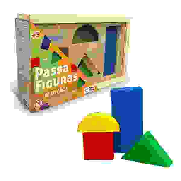 Juego educativo con figuras de madera - Imagen 2