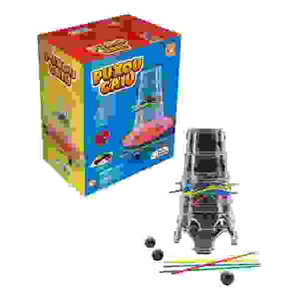 Diversión en familia, juego de varetas y bolitas