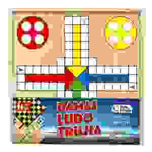 Juego 3 en 1, damas, ludo y sendero