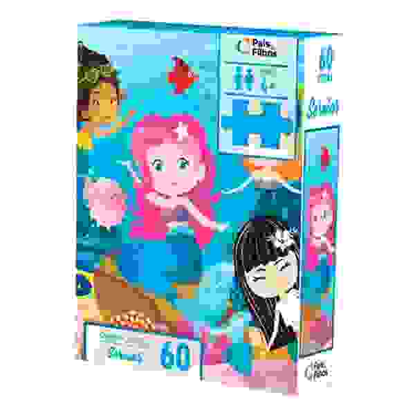Rompecabezas de sirena para niños, 60 piezas - Imagen 2