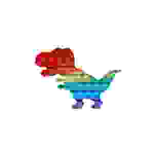 Pop it arcoiris diseño dinosaurio de 16 cm