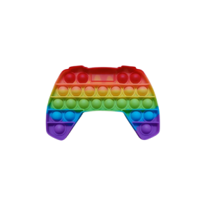 Pop it arcoiris diseño joystick de 16 cm