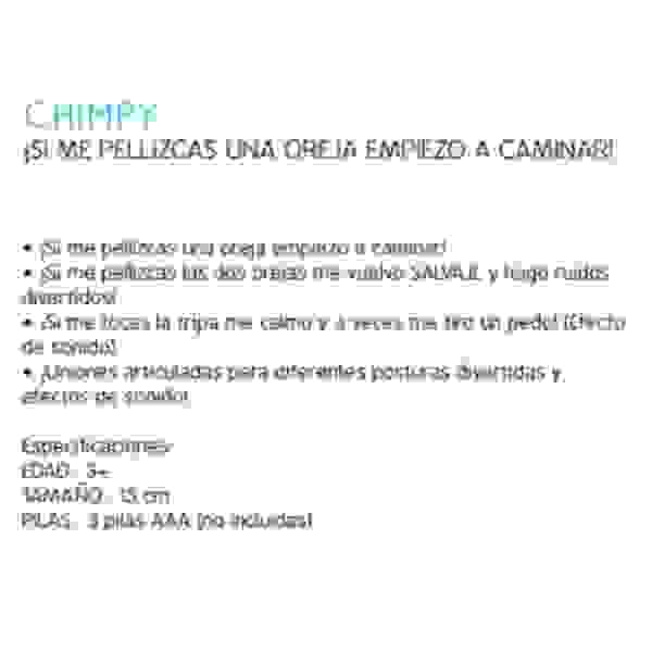 Muñeco gorilla chimpy - Ackerman - Imagen 2