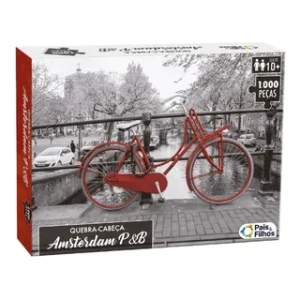 Rompecabezas bicicleta en Amsterdam de 1000 piezas