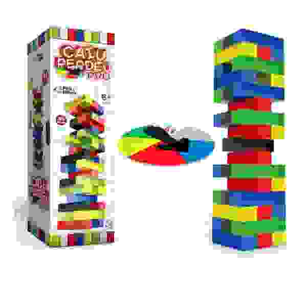 Juego de torre con ruleta y 45 piezas - Imagen 2