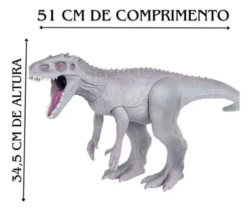 Dinossauro Grande Jurassic World T-rex Predador C/mini Dino - Imagen 3