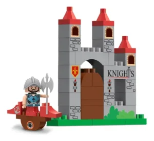 Kit De Bloques De Encastre Castillo Medieval Con Personaje 40pcs – Blocz
