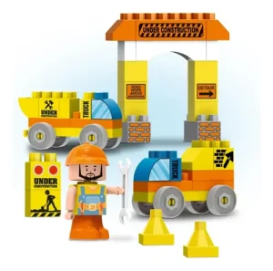 Kit De Bloques De Encastre 40 Piezas + Muñeco Constructor