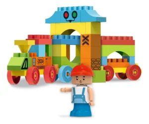 Kit De Bloques De Encastre Con Personajes 40pc