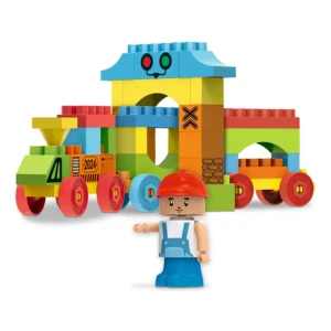 Kit De Bloques De Encastre Con Personajes 40pc