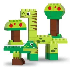 Kit De Bloques De Encastre 40 Piezas + Muñeco Varios Diseños